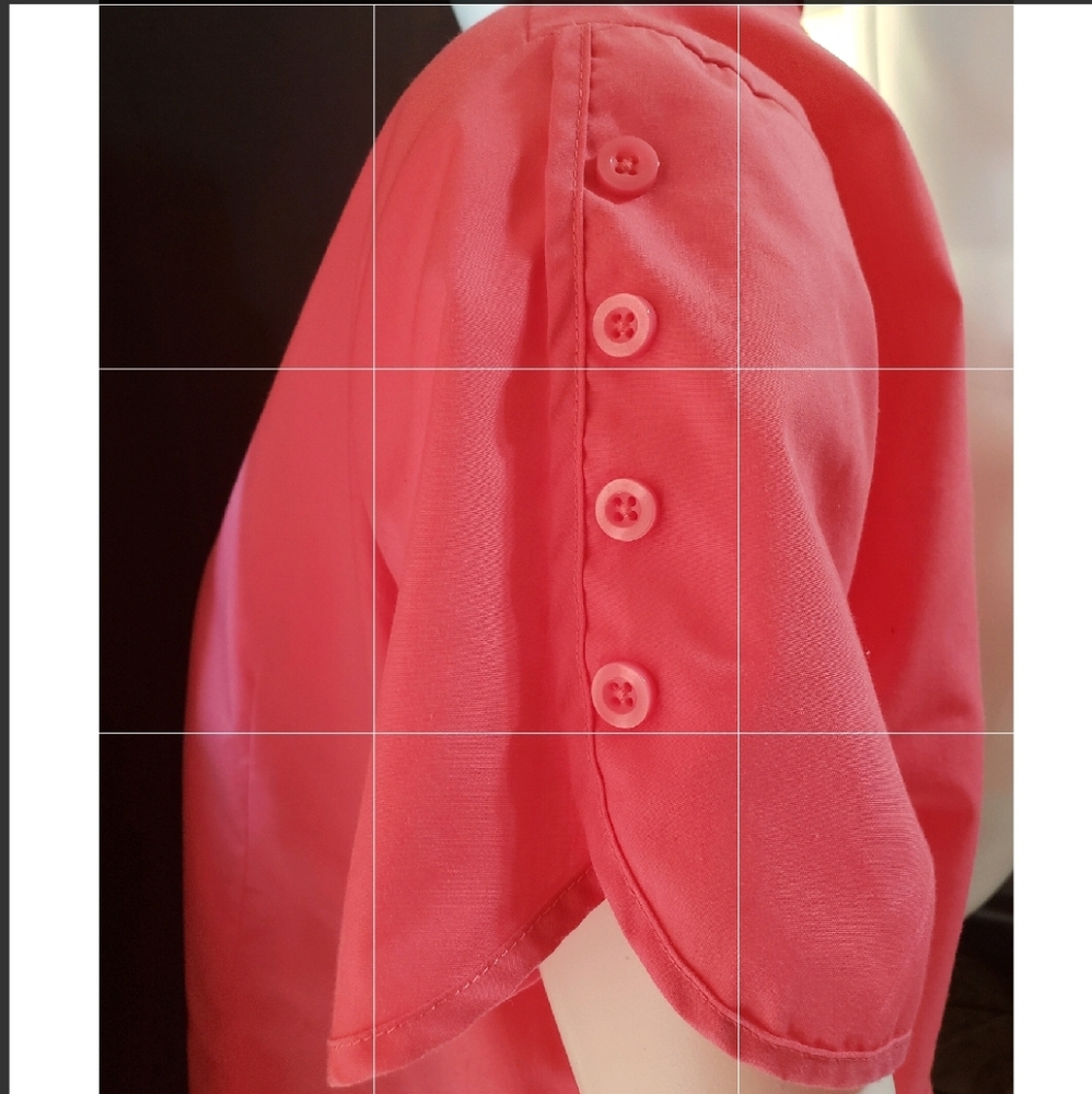 American Sweetheart | Short Sleeve Pink Blouse | M